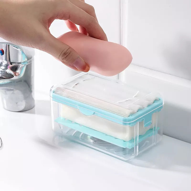 2 in 1 Soap Cleaning Storage Foaming Box