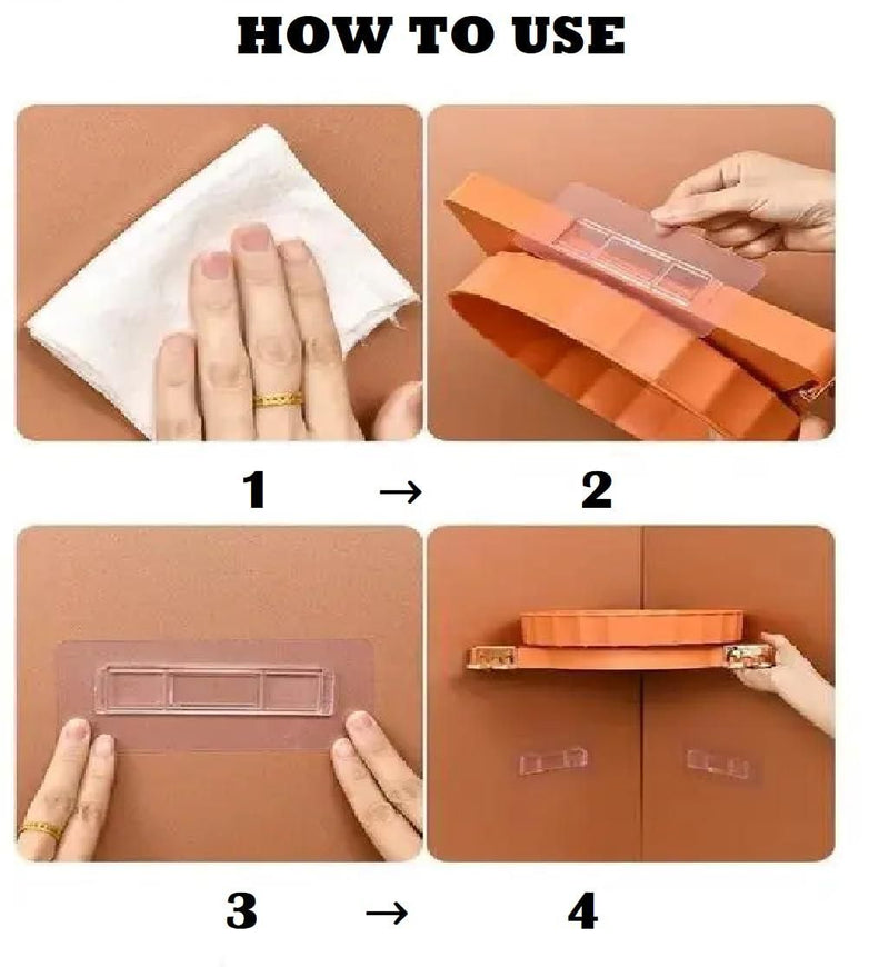 360 Triangular Rotating Corner Shelf