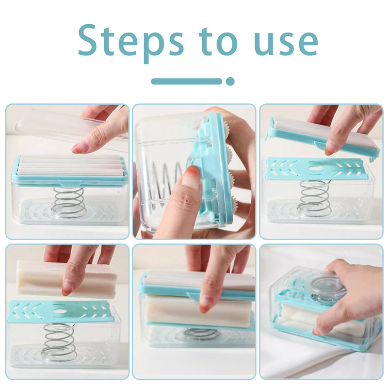 2 in 1 Soap Cleaning Storage Foaming Box
