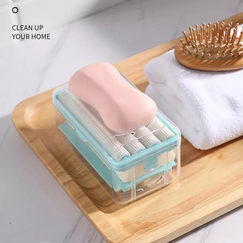 2 in 1 Soap Cleaning Storage Foaming Box